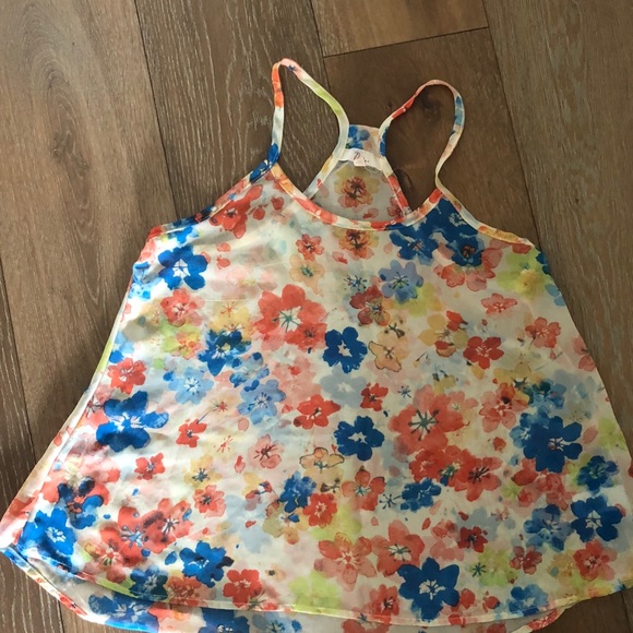 Floral Racerback Tank - Picture 2 of 4